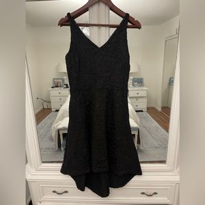 Reitmans Signature Black High-Low Dress with Pockets - Size 6